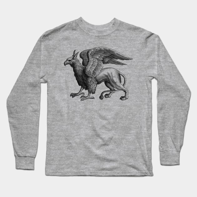 Gryphon Long Sleeve T-Shirt by Pictonom